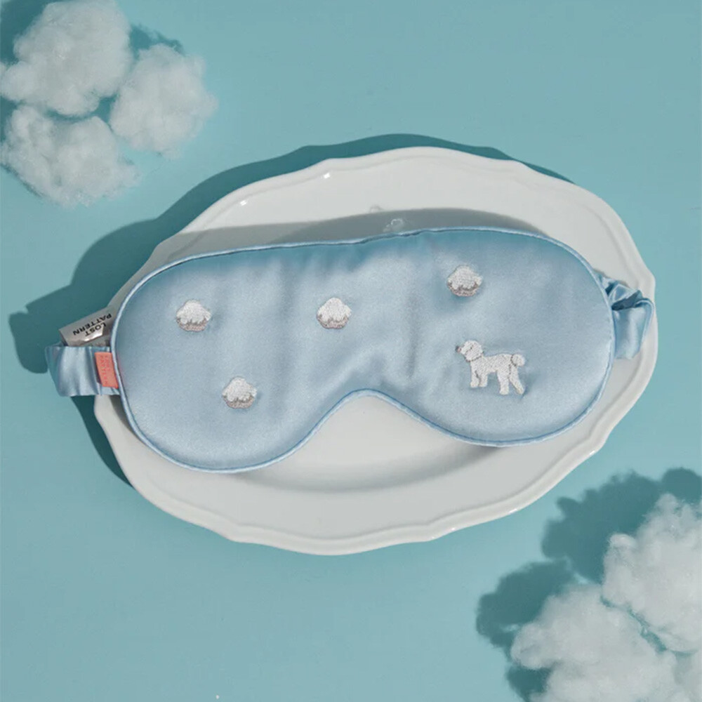 Embroidered Eye Mask